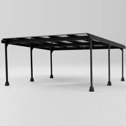 CARPORT K6000 PREMIUM DWUSTANOWISKOWY