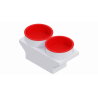 MELTEM M-WRG-FRA75 - Adapter do rur 75 mm  do zestawu pod tynk