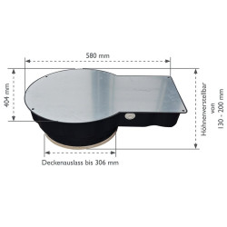 copy of PRIMO P424 Obudowa do betonu XL-300 z transformatorem