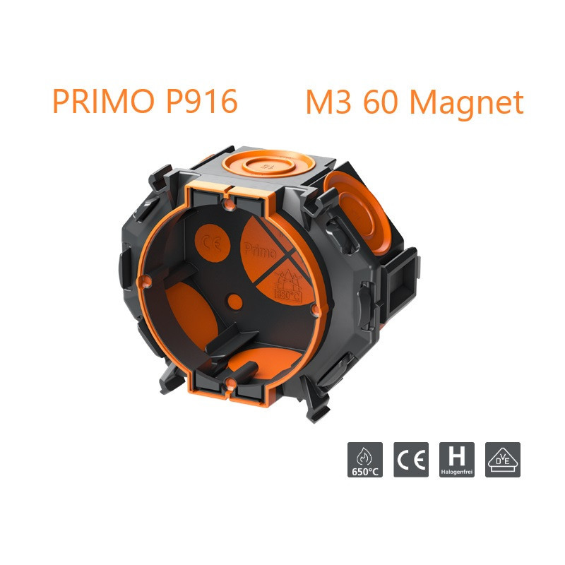 PRIMO-P916 Puszka do betonu lanego M3-60 48 mm, membranowa, magnes PRIMO-P916 Puszka do betonu lanego M3-60 48 mm, membranowa, magnes