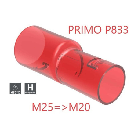 PRIMO P833 Uniwersalna mufa przejściowa M25-M20