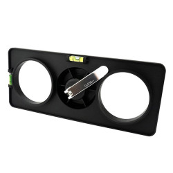 PRIMO P102-74 - Szablon do wierceń pod puszkę ścienną z tuleją, 74 mm