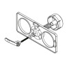 PRIMO P102-74 - Szablon do wierceń pod puszkę ścienną z tuleją, 74 mm